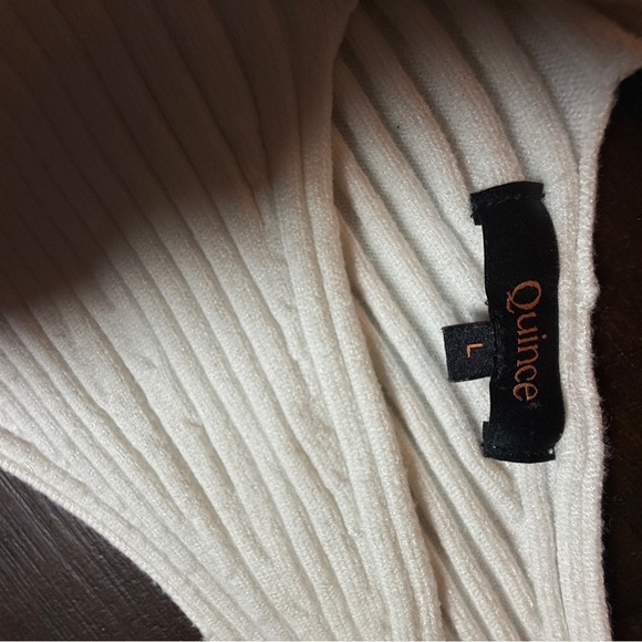 Quince Cream Ribbed Tank Top - Picture 2 of 7